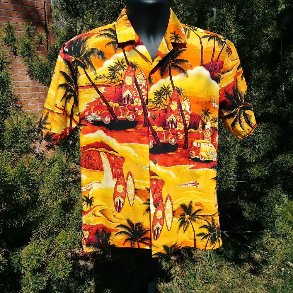 EUC  Vintage Made in Hawai Mens Aloha Shirt by Royal Creations S